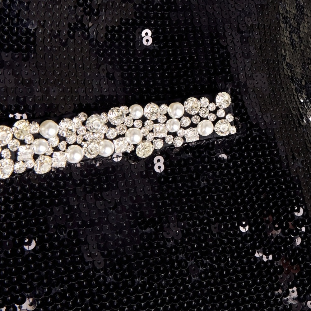 Veronica Beard Perry Pearl-Trim Sequin Skirt
Size 6.  Worn once - Picture 4 of 8